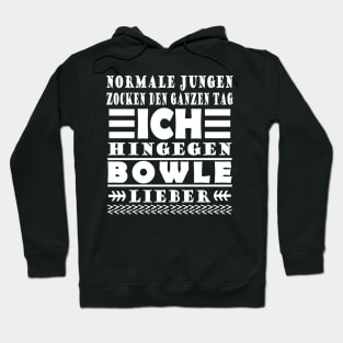 Bowlen Geschenkidee Sport Männer Jungs Hoodie